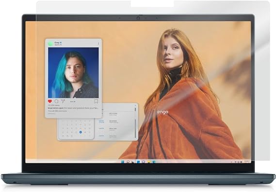 Engo Dell Inspiron 14 Plus 7420 14 İnç İle Uyumlu Mat Ekran Koruyucu Şeffaf