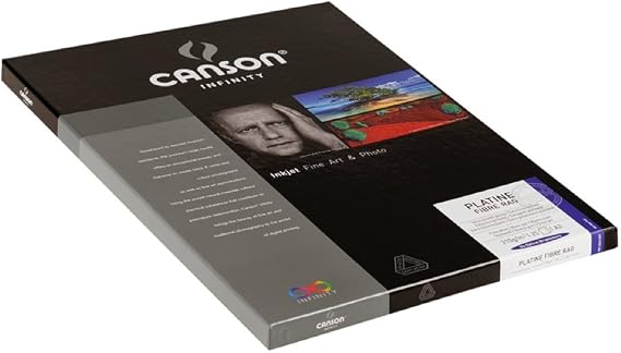 Canson Infinity Platine Fibre Rag Fine Art Paper, 310 Gram , 8.5 x 11 Inch, 10 Sheets