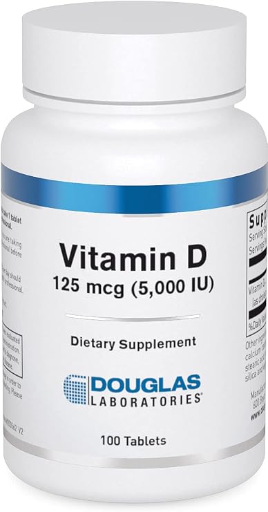 Douglas Laboratories Vitamin D (5,000 I.U.), 100 Tablets
