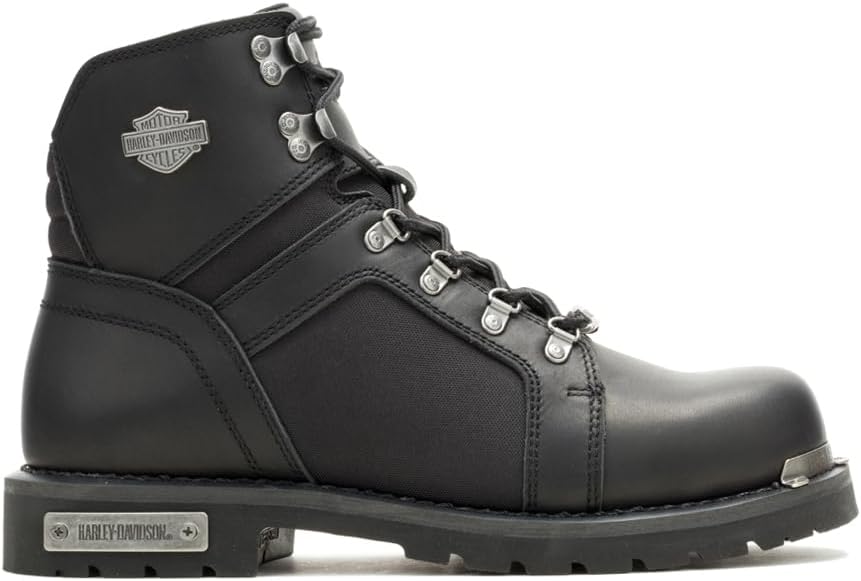 Harley-Davidson Footwear Mens Edgefield Round Toe Lace Up Casual Boots Ankle