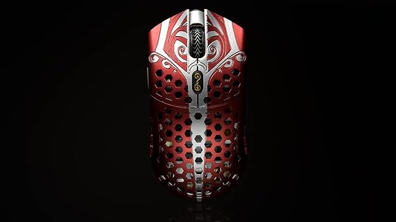 Finalmouse Starlight-12 Wireless Gaming Mouse (Multiple Variations) (Small, Ares, Red)