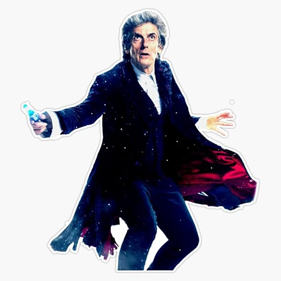 Doctor Who The 12th Doctor Sticker Bumper Sticker Vinyl Decal 5"