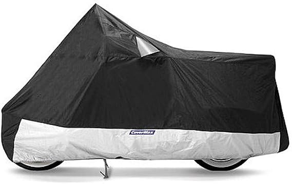 CoverMax Deluxe Motorcycle Cover - Large/Black