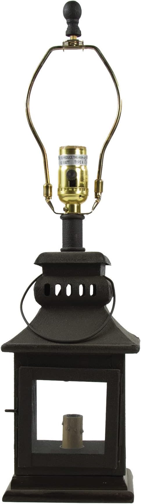 Park Designs Iron Lantern Table Lamp 20", Black