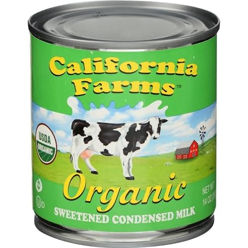 California Farms, Organic Condensed Sweetened Milk, 14 Ounce