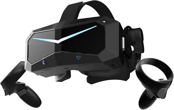 Pimax Crystal Super VR Headset | Full Payment Version 3840x3840 per Eye Ultrawide 140 FOV Eye- Tracking Ultra-Sharp for Flight & Racing Simulators & Gaming (CS-ultrawide)