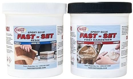 Fasco Epoxies Epoxy Glue - Fast Set - Quart Kit