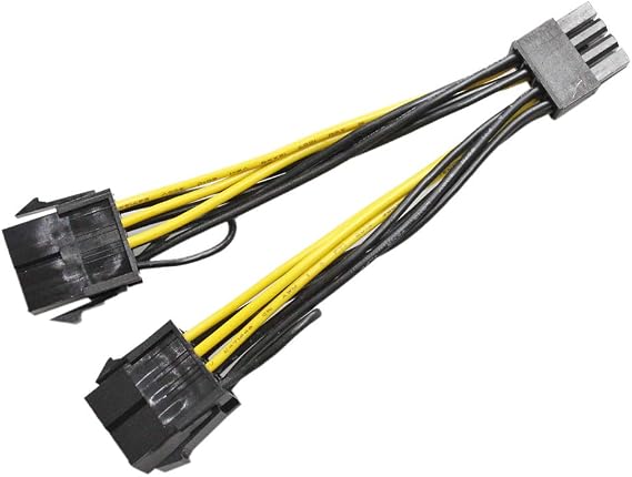 GinTai 8Pin GPU Female to PCI-E 8Pin Male Cable for Tesla K80 M60 M40 P100