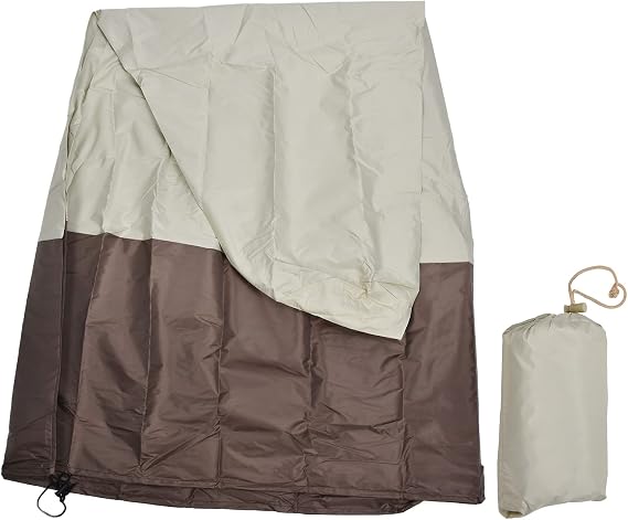 Fountain Cover - 68x48 Inches, Garden Statue Cover, Durably 210D Silver Coated Oxford Cloth, Waterproof and Windproof Outdoor Statue Protective Cover with Foldable Design and Drawstring