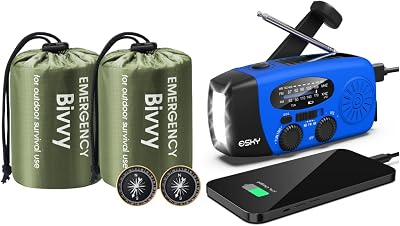 Esky Emergency Weather Radio & Emergency Sleeping Bag