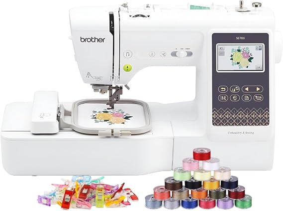 Brother SE700 Sewing & Embroidery Machine Bundle