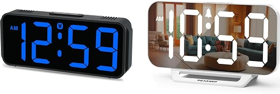 Peakeep Small Alarm Clocks