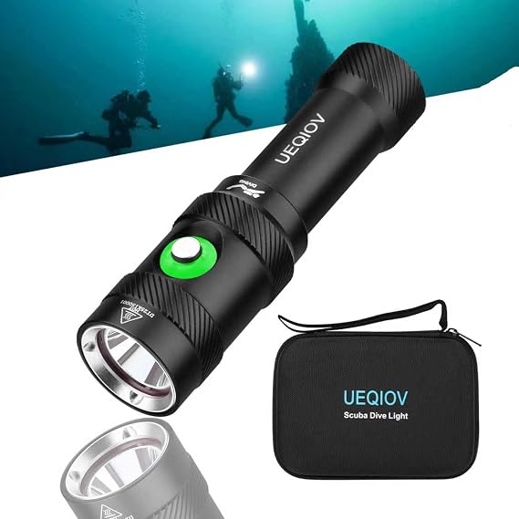 Diving Light 4000 lumens with SOS Signal Diving Flashlight