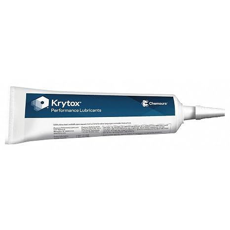 DuPont D12380948 Krytox by Chemours GPL 205 Grease, Pure PFPE/PTFE, 8 oz Tube