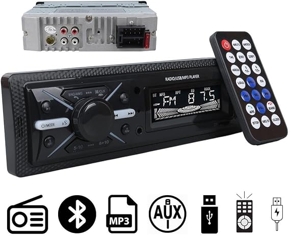 Cs-960 7 Renklİ Çİft Usb/sd/fm/aux/bluetooth Kumandali Oto Teyp 4x60 Watt
