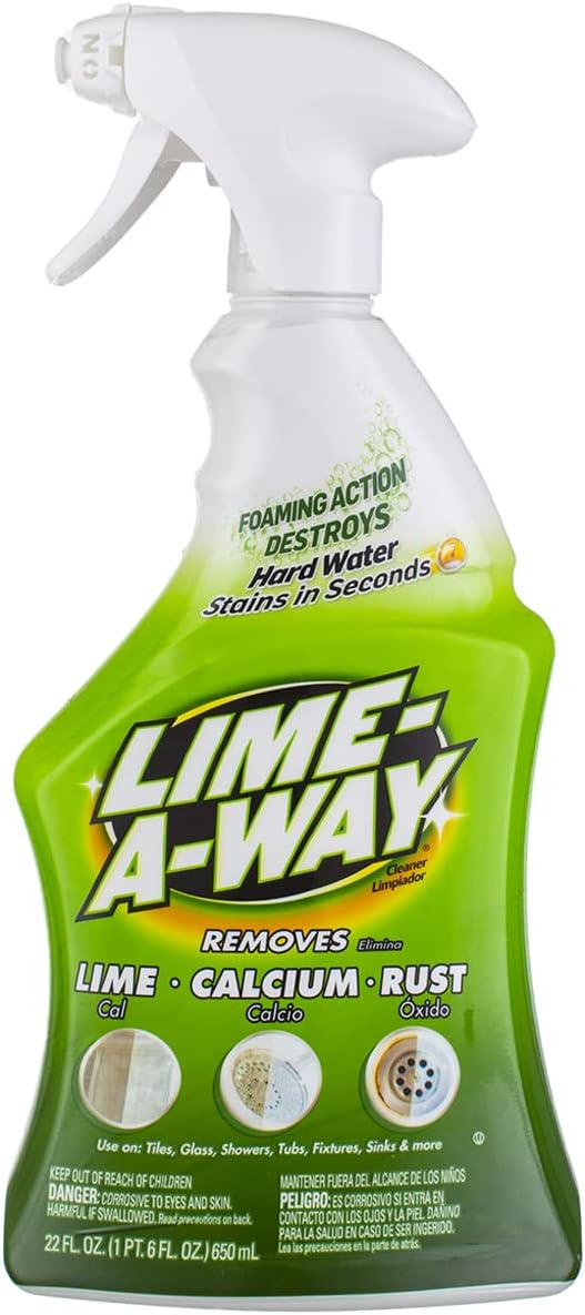 Lime-A-Way Bathroom Cleaner, Removes Lime Calcium Rust 22 oz (Pack of 18)18