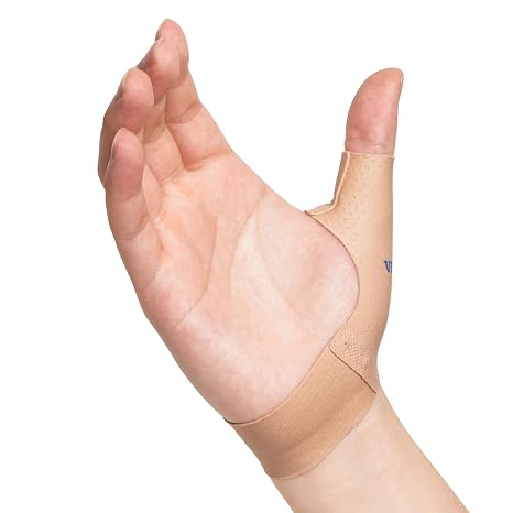 Velpeau 2Pcs Elastic Thumb Support Brace, Splint Liner for Women & Men, L