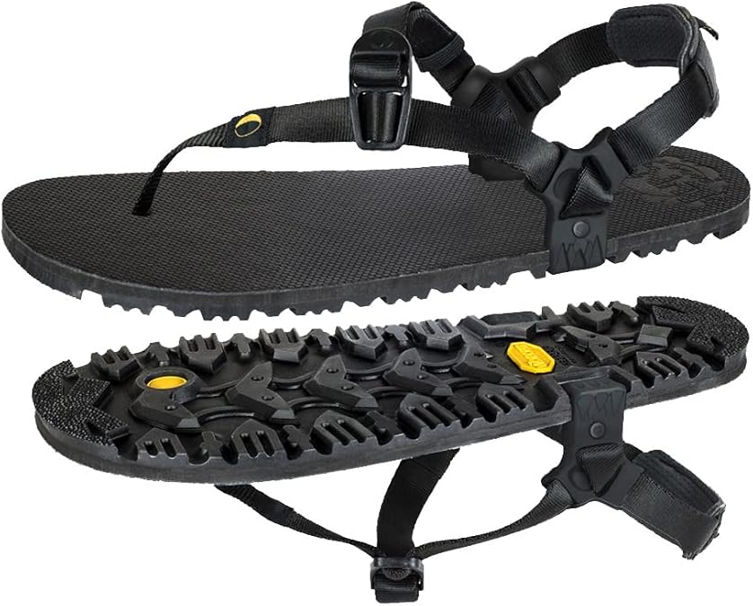 LUNA Sandals OSO FLACO Winged Edition | Minimalist Trail Running and Hiking Sandals - Lightweight 7.2 oz Comfortable Barefoot Sandals for Men and Women | Adjustable Fit