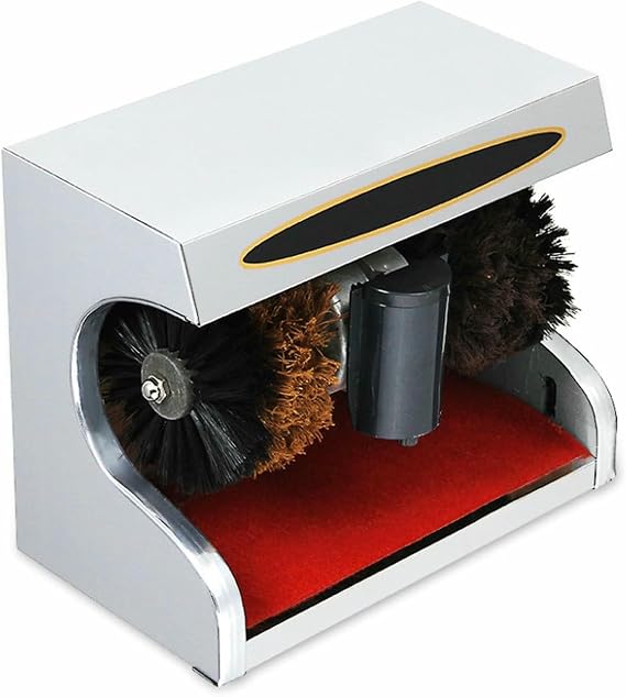 Automatic Electric Shoe Polishing Machine, Commercial Shoe Polishing Machine, Automatic Induction Small Shoe Polisher for Home Shop Hotel Lobby