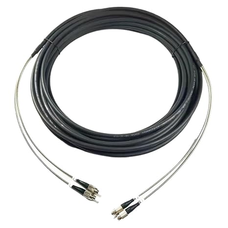 Fiber Optic Patchcord NSN LC PDLC 2C OM4 Outdoor CPRI 150m 200m 250m 300m SC FC ST 7.0mm 2 cores FTTH FTTA Jumper 2 fibers(150m,FC-FC)