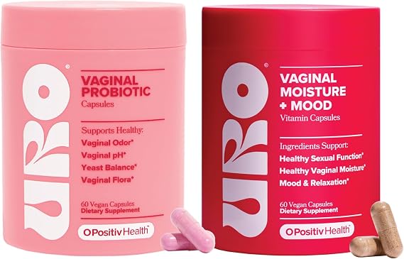 O Positiv URO Wet & Wild Bundle Vaginal Probiotic & Moisture + Mood