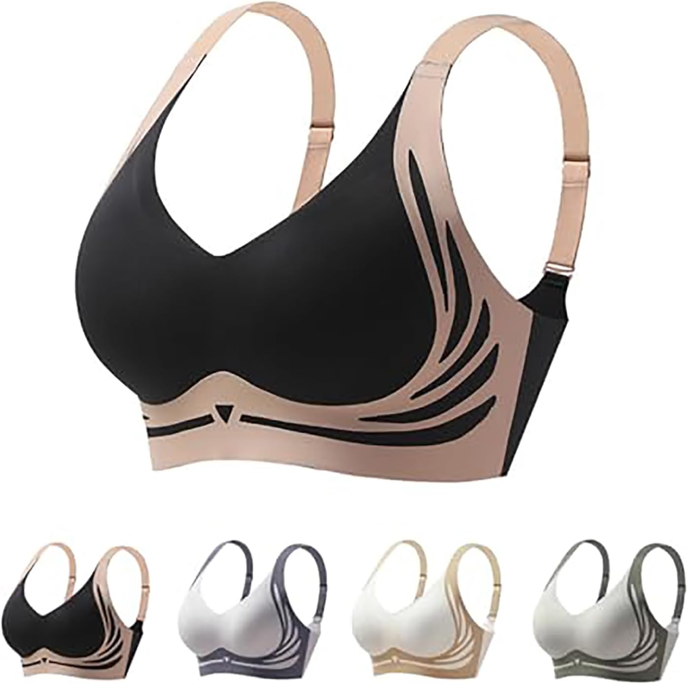 Caralush Bra, Caralushbra Lushfitting Powerful Push-Up Seamless Bra, Lush Fitting Bra, Cara Lush Bra