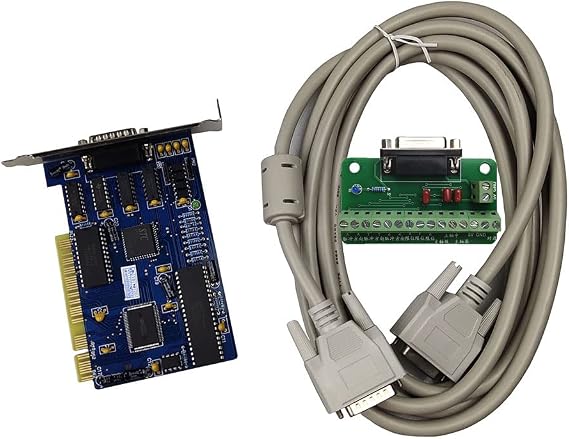 Davitu Motor Controller - CNC Router Engraving Milling Machine Control Card Set for CNC series 3 Axis NC Studio PCI Motion Ncstudio