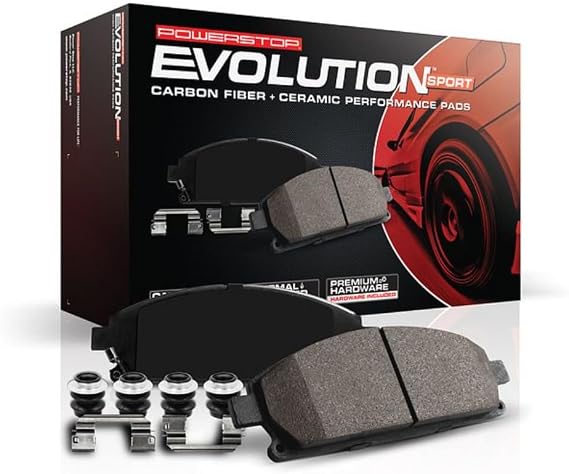 PowerStop Z23 Performance Carbon Fiber Ceramic Brake Pads Front Z23-1405