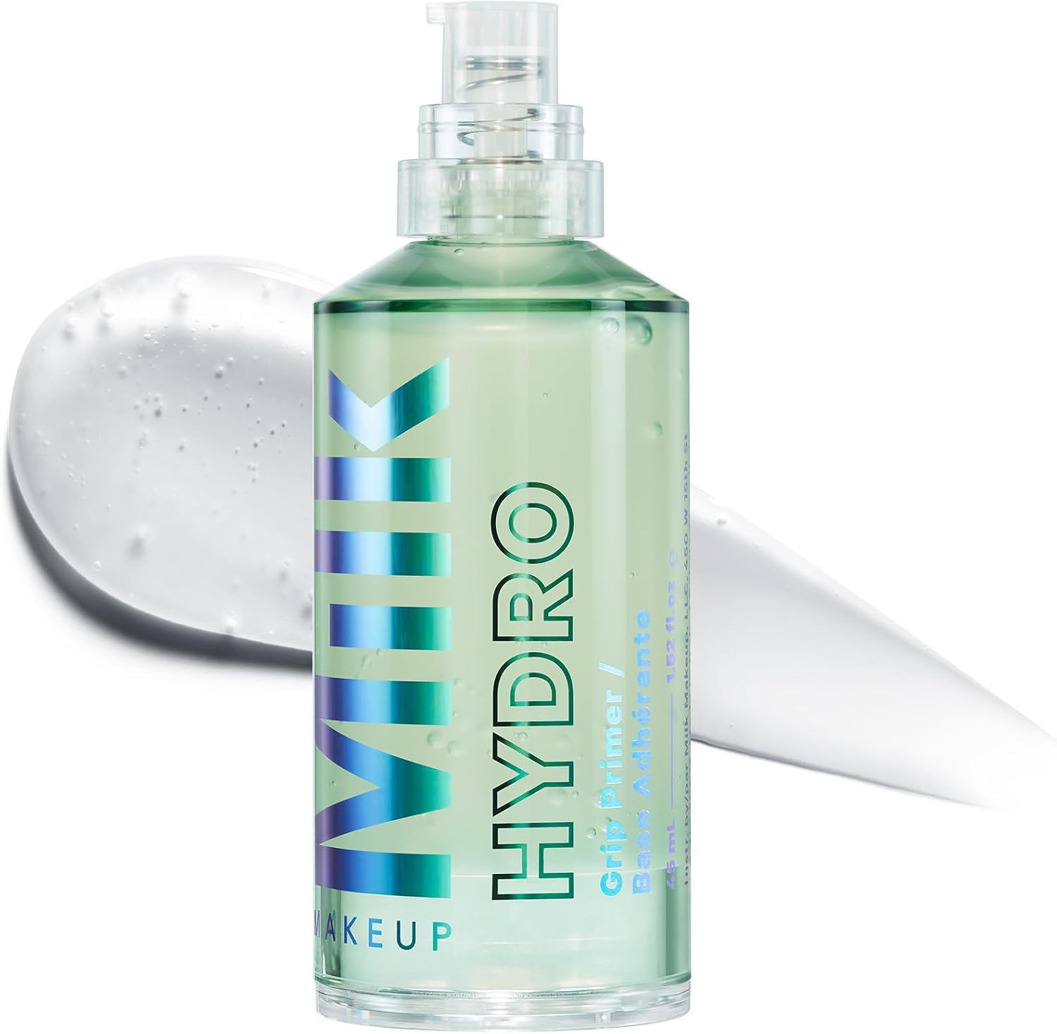 Milk Makeup Hydro Grip Primer - 1.52 fl oz - Hydrates & Grips Makeup for Up to 12 Hours - Prevents Caking - All Skin Types - Fragrance Free - Vegan, Cruelty