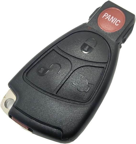 Horande Replacement Key Fob Cover Case fit for Mercedes Benz C Class CLK CLS E Class G Class SLK Class AMG C320 Keyless Entry Remote Key Fob Shell