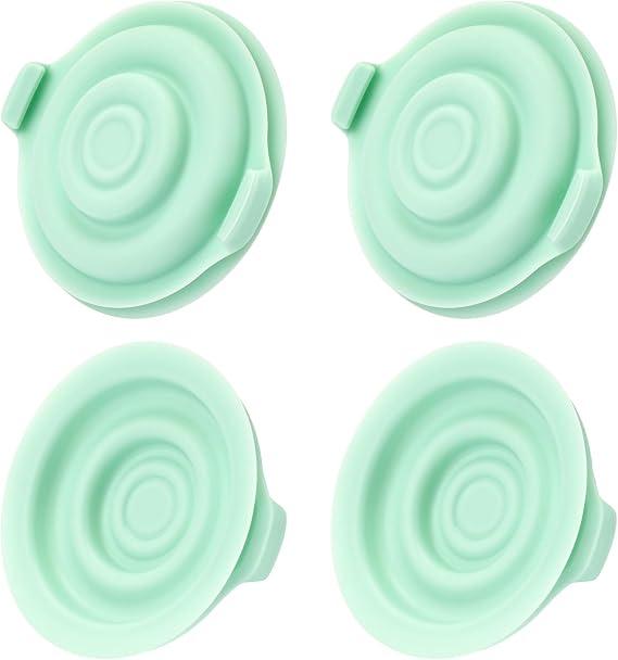 Breast Pump Parts Seal Replacement Compatible with Elvie - 4 Pack Food-Grade Silicone Diaphragms Spare Accessories Replacement Compatible with Elvie Wearable Breastfeeding Breast Pump