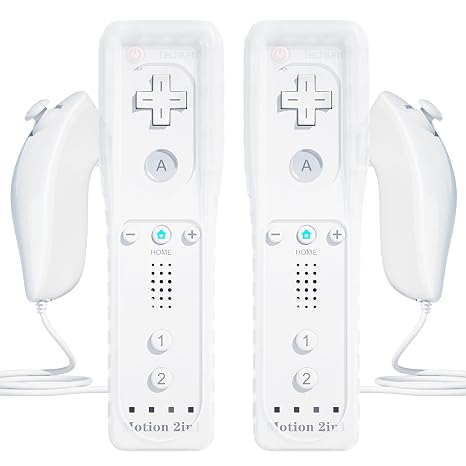 TechKen Set of 2 Controllers for Wii Remote Plus Controller Wii Remote Control