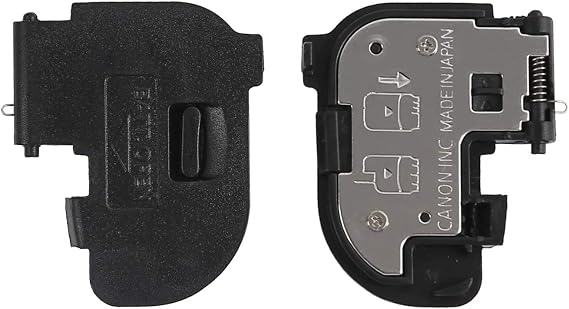 (2pcs Battery Door Cover Repair Part Replacement Battery Lid Cap for Canon EOS 7D EOS DSLR Digital Camera Repair Black