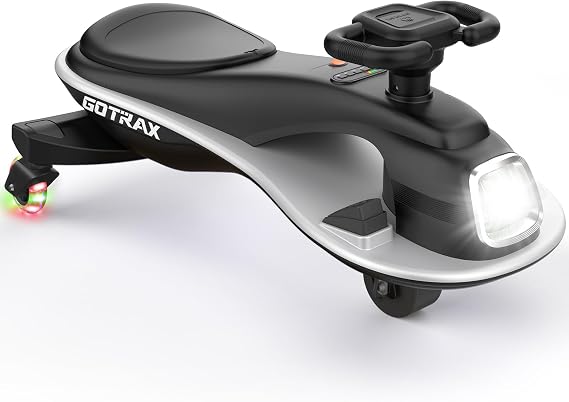 Gotrax Electric Wiggle Car for Kids 3-8, 12V Battery for 120Min w/Bluetooth