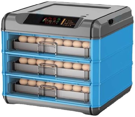 Automatic 192-egg Incubator with Temperature Control & Egg Turner, Fully Digital Chicken Incubator for Hatching Eggs of Chickens, Duck, Quail, Bird A 192Eggs