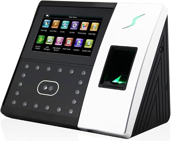Biometric Employee Attendance Machine Linux System/IP Biometric Fingerpint Face Facial Recognition Time Clock Office Attendance System Access Control for Small Businesse,Iface702-1