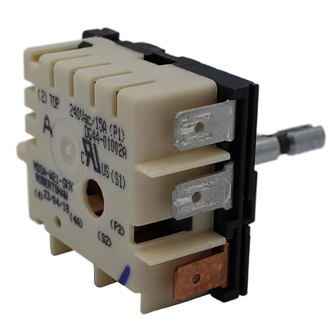 Supplying Demand DG44-01002A 2087510 Electric Range Infinite Control Switch Replacement
