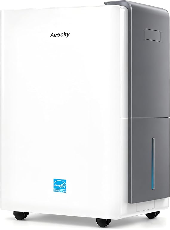AEOCKY 7000Sq.Ft Energy Star Most Efficient 2025 Dehumidifier Max 140Pint/D