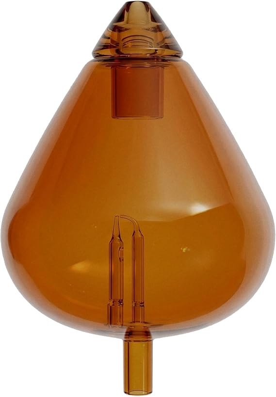 20ml Glass Atomizing Chamber for Waterless Oil Diffuser, Amber