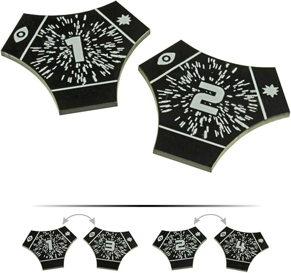 LITKO Hyperspace Templates | Compatible with Star Wars: X-Wing | Set of 2