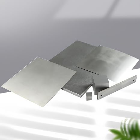 High Purity Tungsten Metal Metal Tungsten foil Tungsten Sheet Tungsten Plate Tungsten Block W 99.99 Special for Scientific Research and Experiment Length and Width 100mm*100mm (5mm)