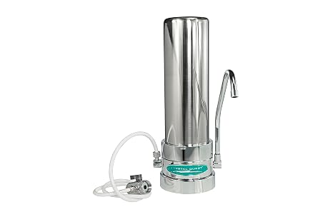 Smart Countertop Water Filter System | Crystal Quest (Single, White - Polypropylene)