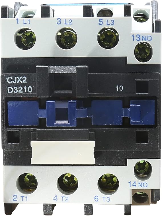 AC Contactor CJX2-3210 Coil 220V 32A 50/60Hz 3 Phase 1NO (Normally Open) Motor Contactor