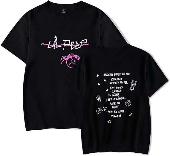 KPOP Rapper Short Sleeve Love Printed Shirt Fashion Hip Hop Tee Tops