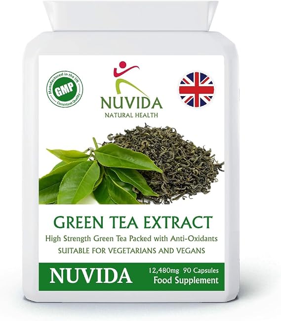 Green Tea Capsules • High Strength Green Tea Extract • 90 Capsules