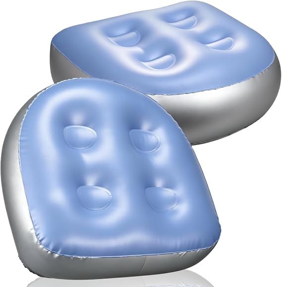 Gadpiparty 2Pcs Inflatable Hot Tub Booster Seat,Bath Cushion