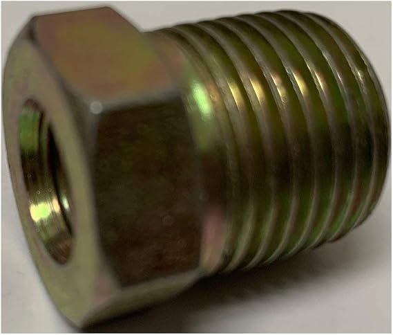 Metric Pipe Adapter/Oil Pressure 1/2" NPT Male to M12 X 1.25 M12x1.25 Female Bushing