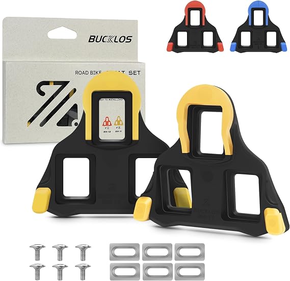 Road Bike Cycling Shoe Cleats - Compatible 0° /6° /2°