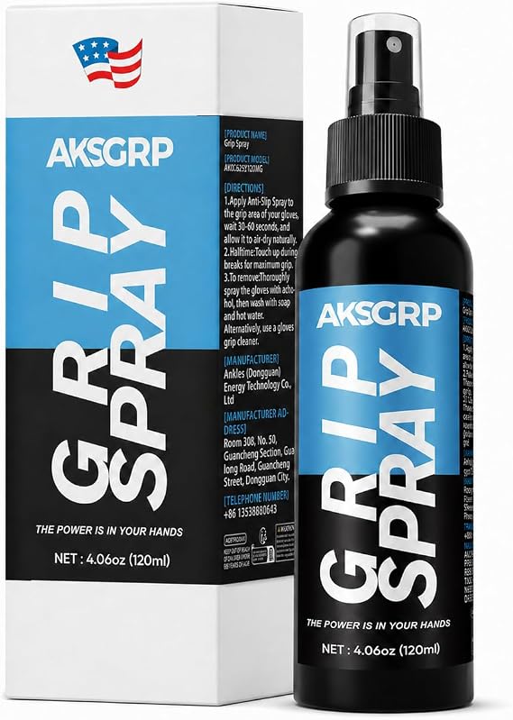 Golf Grip Spray, 120ml Anti Slip Grip Enhancer for Rubber Grips