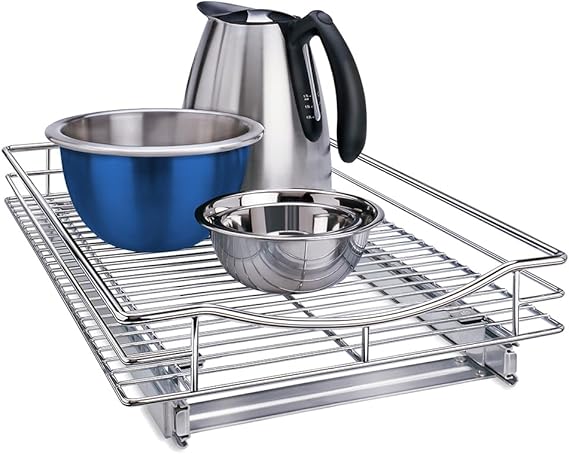 LYNK PROFESSIONAL Pull Out Cabinet Organizer, Kitchen Slide Out Drawer
